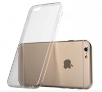 Бампер для iPhone 6 plus силиконовый, прозрачный